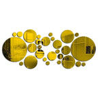 Round shape Acrylic Ring Mirror Wall Decor