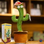 Dancing Cactus Toy | Talking Cactus | Tree Cactus Plush Toy for Children, Kids &amp; Toddlers - Rechargeable Cactus Toys For Kids - With Box