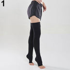 (pair ) School Uniform Dress Warm Woolen lycra Knee Warmers  half foot length (black)