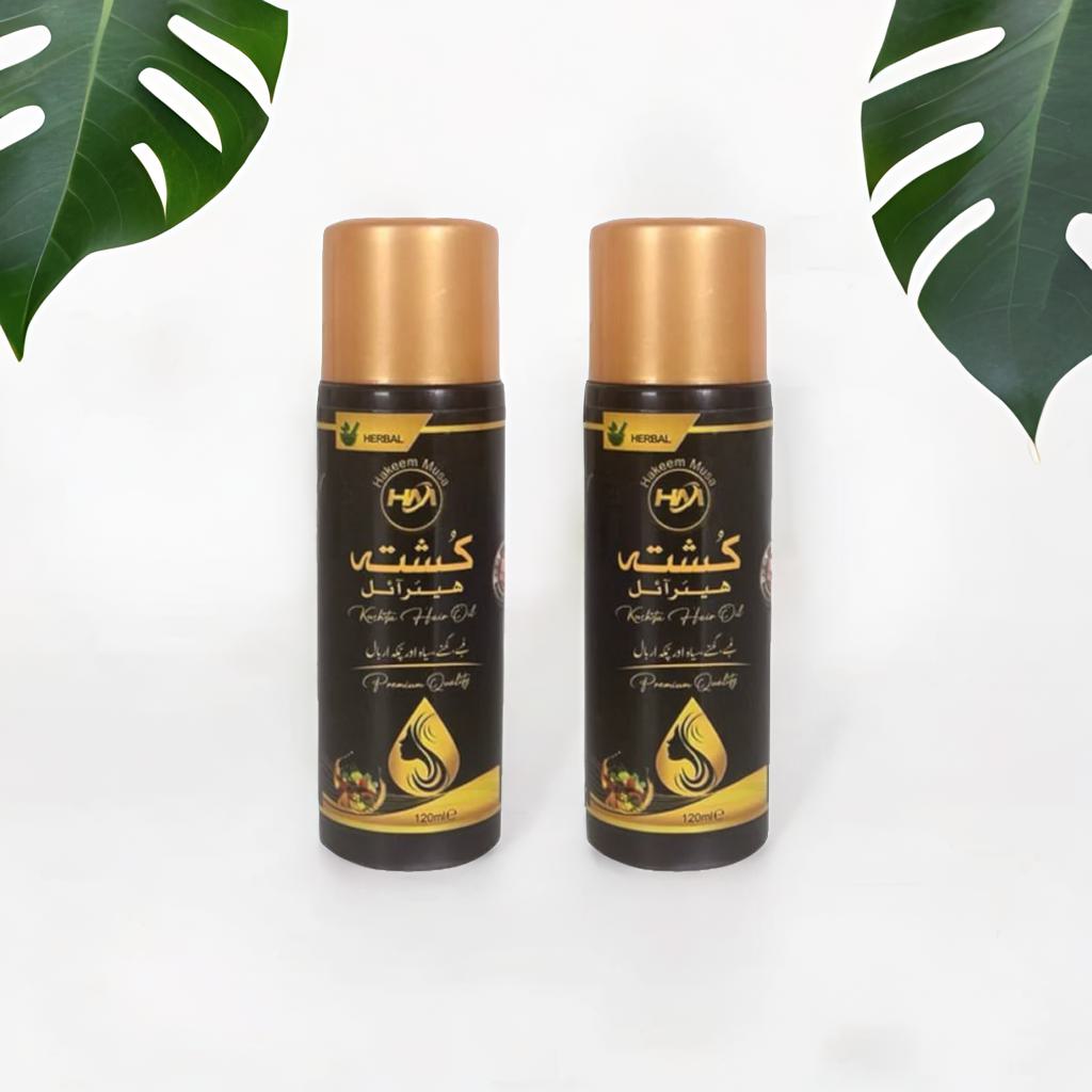 Kushta Hair Oil Of Hakeem Musa 120ml - Pack Of 2