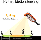 Solar Street COB Light With Sensor ZB-150B | Motion Sensor Security Streetlights for Parking Lot – Remote Control