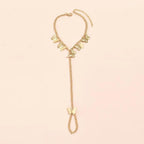 Beautiful Butterfly Hand Charm Bracelet for Girls – Elegant Alloy Bracelet (Golden & Silver)