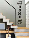 3d Wall art Welcome to Our Home the Sweet Family Wall Decoration for Home Office Dorm