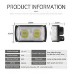 2 Lens Dolphin Projector LED Light for bikers and Cars (1 pc)