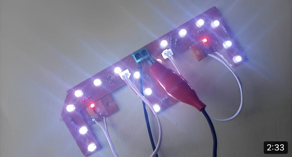 70cc Meter led glowing kit with glowing red niddle for 70cc bike