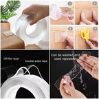 Nano Tape Double Side Tape | washable Reusable Tape