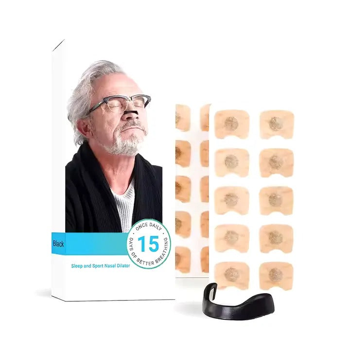 Magnetic Nose Strips,Sleepco Nasal Dilator Starter Kit /  Next-Gen BreathIn Nosel Strips / Magnetic Nose Clips