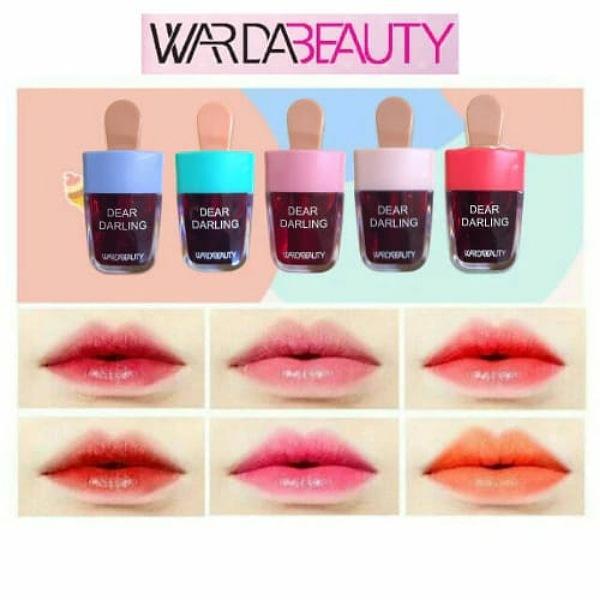 Pack of 6 Dear Darling WardaBeauty Ice cream Lip and cheek Tint Long-lasting Lip Tint (Random Color))