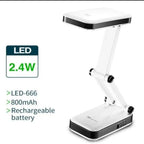 DP LED 666 - Portable Folding LED Desk Lamp with Adjustable Brightness – Travel-Friendly Study &amp; Reading Light