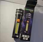P50 super light rechargeable flashlight - Super bright Led Light - zoomable Rechargeable torch 3 mode