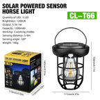 Solar Wall Lights Outdoor,Solar Camping Lights with 3 Lighting Modes &amp; Motion Sensor, Waterproof LED Solar Camping Lantern Lamp