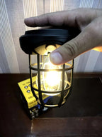 Solar Wall Lights Outdoor,Solar Camping Lights with 3 Lighting Modes &amp; Motion Sensor, Waterproof LED Solar Camping Lantern Lamp