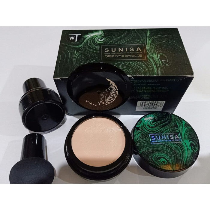 SUNISA Water Light Beauty Cushion CC Cream – Lightweight, Hydrating, and Flawless Coverage for a Radiant Complexion ( 20gm Quantity )