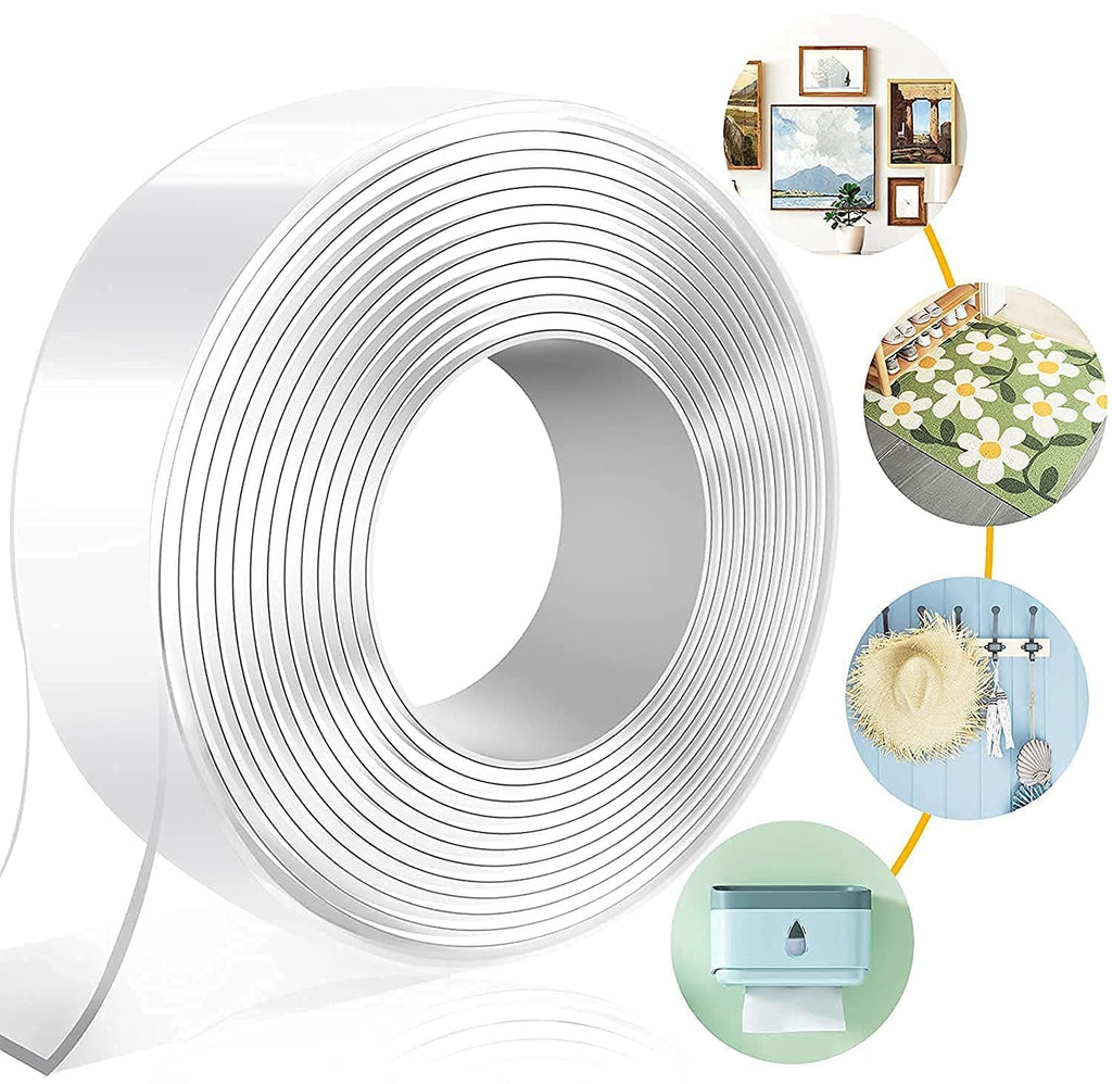 Nano Tape Double Sided Tape Self Adhesive Nano Tape for Kitchen Walls Photos Posters Fixing Balloon Home Office