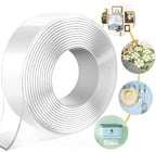 Nano Tape Double Sided Tape Self Adhesive Nano Tape for Kitchen Walls Photos Posters Fixing Balloon Home Office