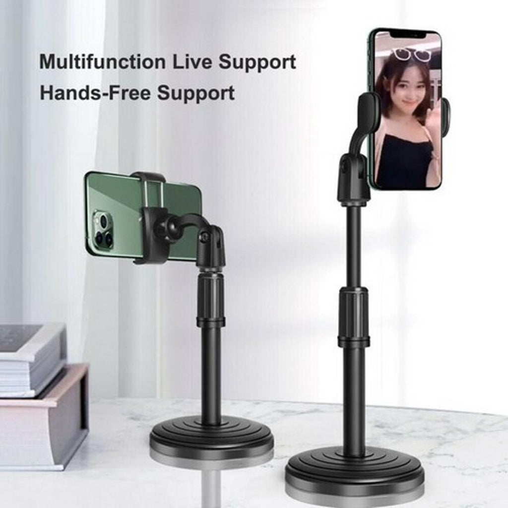 Multifunction Mobile Tripod Stand Mini Tripod Stand Mobile Holder Adjustable Height &amp; Angle Phone Holder