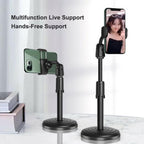 Multifunction Mobile Tripod Stand Mini Tripod Stand Mobile Holder Adjustable Height &amp; Angle Phone Holder