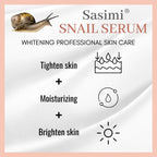 Sasimi Snail Serum High Quality Anti Aging Moisturizing &amp; Whitening Serum For Pores &amp; Acne 30Ml