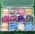 Reusable Fake Nails with Box – Beautiful Variety of Colors | Best Fake Nails For Girls ( Random Color Nails)