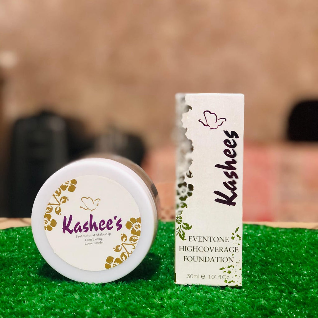 Pack of 2 Kashee's Deal, Foundation &amp; Setting Loose Powder, 30 Ml