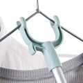 Extendable Telescopic Clothes Fork, Adjustable Laundry Hanging Fork with Hook (random color)