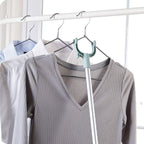 Extendable Telescopic Clothes Fork, Adjustable Laundry Hanging Fork with Hook (random color)