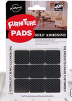 Pack of 2/ 18 /8 Self-Adhesive Furniture Pads Rubber Floor Protector Non-Slip Furniture Pads, Sofa, Bed, Table, Cabinet, Dining Chairs Balance Pad