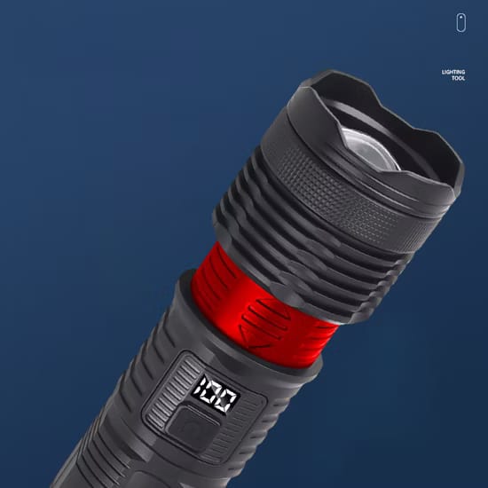 Most Powerful P50 FlashLight Flash light 5 Modes Usb Zoom Led Torch Built-in 18650 Battery Camping, Fishing