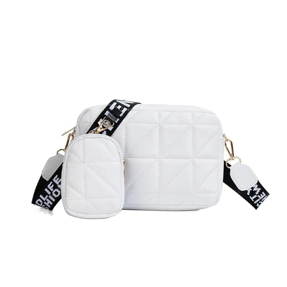 ( 2 Piece ) Girls Cross-Body Bag | Best Quality Shoulder Bag For Girls | Best Quality Bag For Women | PU Leather Cross-Body Bag