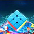 Rubic cube 3x3 for kids Magic Speed Square Cube Puzzle Toys High Quality With Box (Random color)