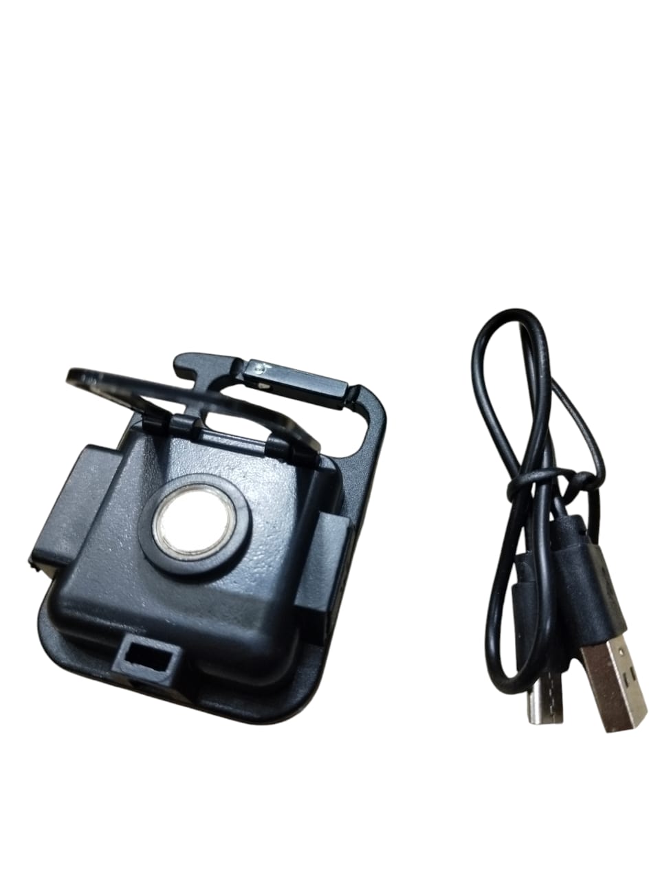 Rechargeable Key-Chain Mini Cob LED Flashlight | LED Flashlight Key-Chain With Bottle Opener ( Black Color )