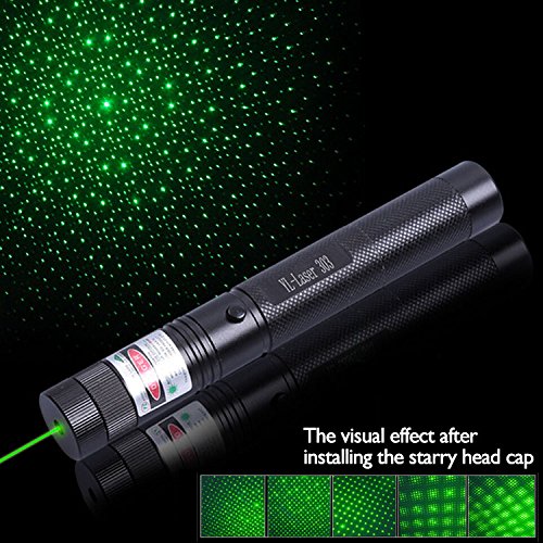 jy-303 Green Laser Pointer – Rechargeable with Lock Key, Charger &amp; Ideal for Teaching, Astronomy, Presentations More