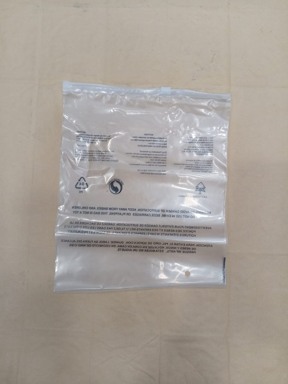 High Quality Zip Frosted Lock Poly Bags Cpe Slider Packaging Matte Zipper Clothes Bags Custom Packaging Bags For Clothing