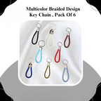 Multi Color Braided Design Keychain | Best Quality Keychain ( Random Color )