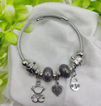 1 Piece Imported Pandora Charm Bracelet with Elegant Pearl Accents and Cute Charms | Best Quality Bracelet For Girls &amp; Women | Girls &amp; Women Jewellery