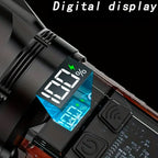 X-46 Multifunctional Flashlight – Telescopic Zoom, Type-C Charging, Power Bank &amp; Multiple Light Modes