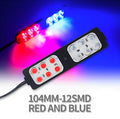 Red and Blue Flasher Light &amp; dolphin light Universal Product For Car and Motorcycle