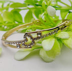 Adjustable Heart Charm Bracelet with Crystal Embellishments - Imported Elegance | Best Quality Artificial Bracelet For Girls &amp; Women | Bracelet For Every Occasion | Elegant Design