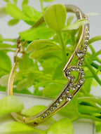 Imported Adjustable Heart-Link Crystal Bracelet – Elegant Sparkle Redefined | Best Quality Artificial Bracelet For Girls &amp; Women | Bracelet For Every Occasion | Elegant Design