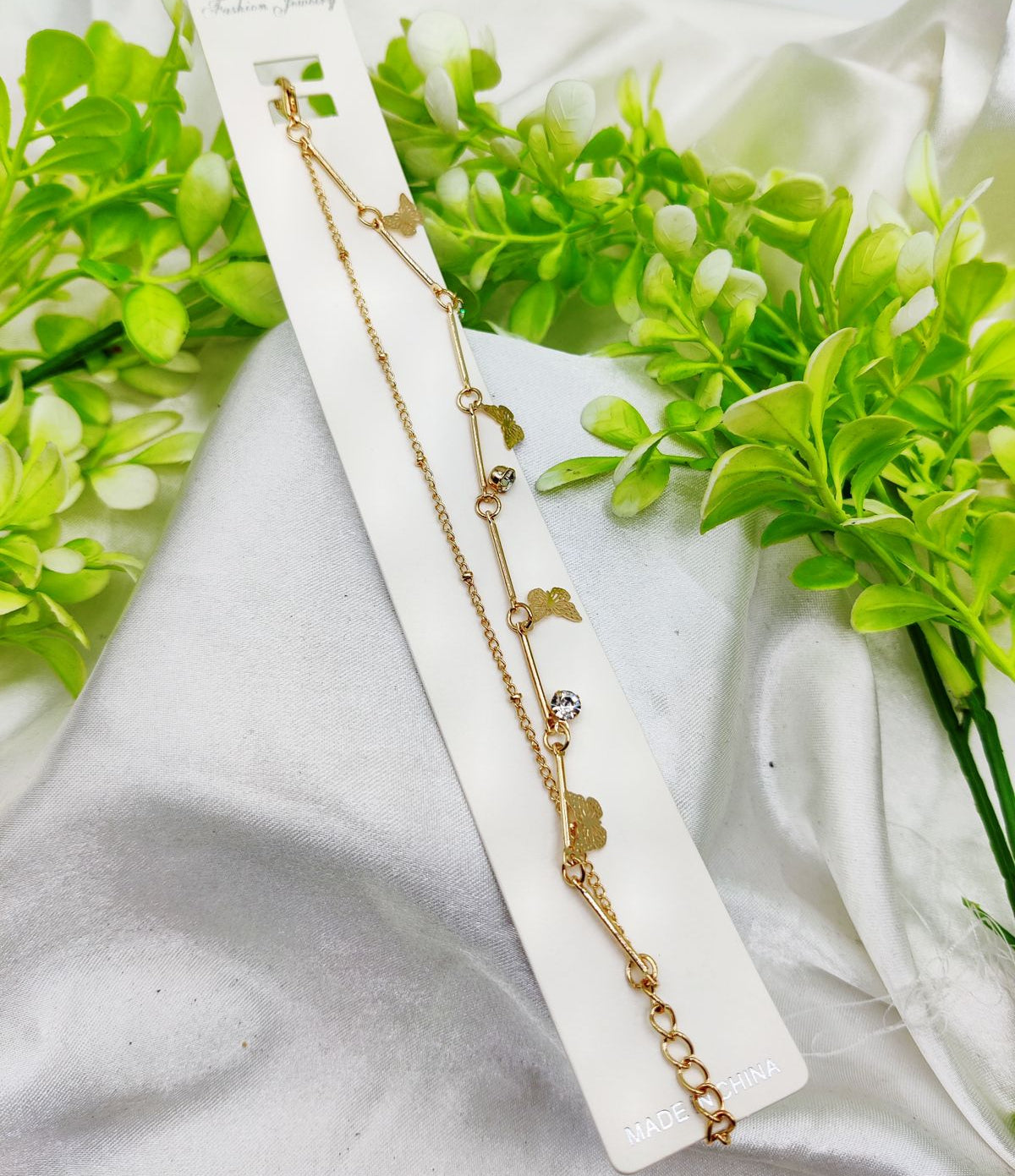 Imported Elegant Adjustable Butterfly Charm Bracelet - Imported Elegance | Best Quality Artificial Bracelet For Girls &amp; Women | for Every Occasion - Random Design