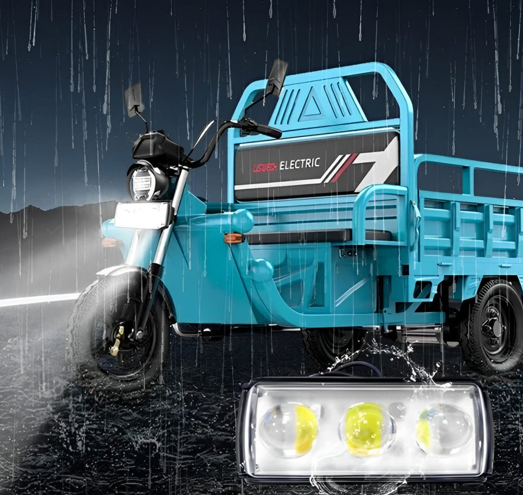 1 Pc Mini LED Driving Fog Light | 4-Color Auxiliary Spotlight for ATV, SUV, UTV (12-80V) – Hi/Low Beam