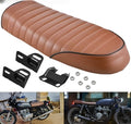 High-Quality Cafe Racer Bike Seat with Complete Fitting | Compatible with CD for  70, 125 Bikes
