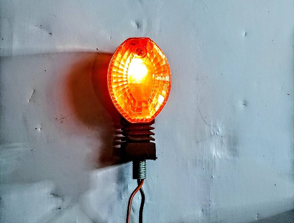 Mini Motorcycle Indicator with Backlight – Suitable for 70cc/125cc Bikes, Compact Design, Fancy Packaging.