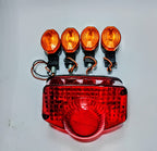 Mini Motorcycle Indicator with Backlight – Suitable for 70cc/125cc Bikes, Compact Design, Fancy Packaging.