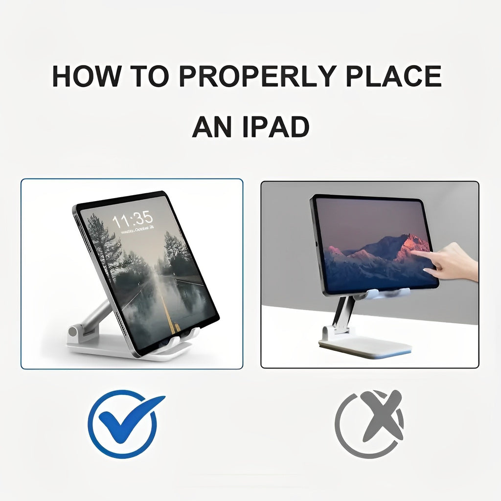Foldable &amp; Adjustable Mobile Phone and Tablet Stand | Flexible Desktop Mount &amp; Lazy Bracket Support for All Devices (Random Color)