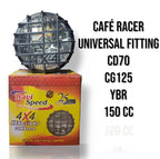 Cafe racer headlight for 70cc and 125cc bikes Simple to set up Headlight for bikes