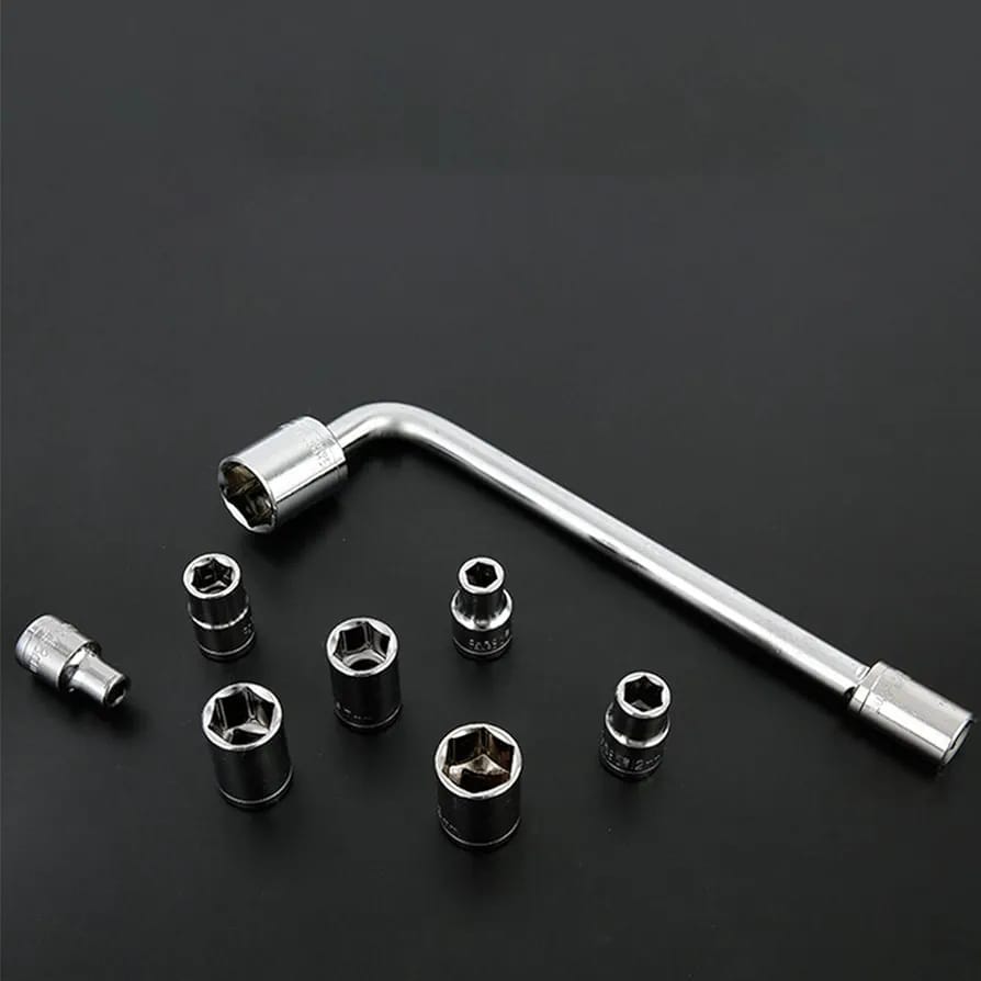 CTW-1810 | 10 Piece High Quality Socket Wrench Set Spanner Car Machine Repair Service Tools Kit | Best Quality Tool Kit 