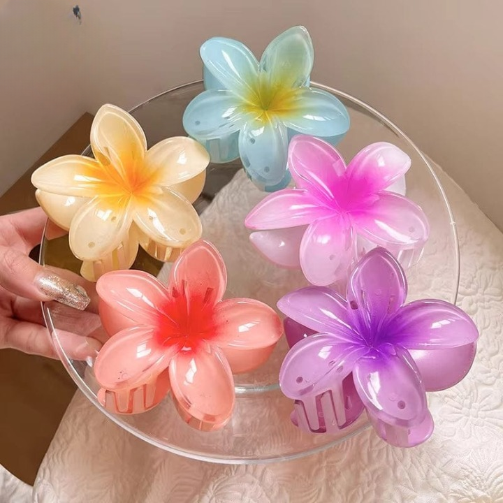 Pack Off 01 Large Sunflower Fashion Girl Hair Clip | Hair Clip For Women | Best Quality Hair Clip ( Random Color )