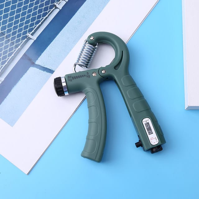 Adjustable Exerciser Hand Gripper With Counter Strengthener Adjustable Resistance Wrist Strengthener Forearm Gripper Hand Workout Squeezer Grip Strength Trainer(Random color)