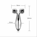 3D Face Massager Roller – 360° Rotation Handheld Y-Shape Plastic Tool for Face Lifting, Anti-Wrinkle, Skin Firming, and Full Body Relaxation | NM-091 ( Random Color )